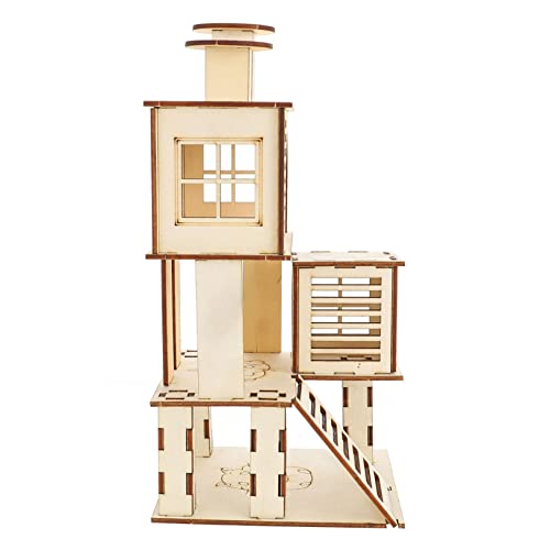 minkissy Hamster Kletterhaus Aus Holz Mit Rutsche Spielplatz Für Kleintiere Gemütlicher Rückzugsort Und Kreative Kletterleiter Für Zwerghamster Und Kleine Haustiere Zum Spielen Und minkissy Hamster Kletterhaus Aus Holz Mit Rutsche Spielplatz Für Kleintiere Gemütlicher Rückzugsort Und Kreative Kletterleiter Für Zwerghamster Und Kleine Haustiere Zum Spielen Und von minkissy