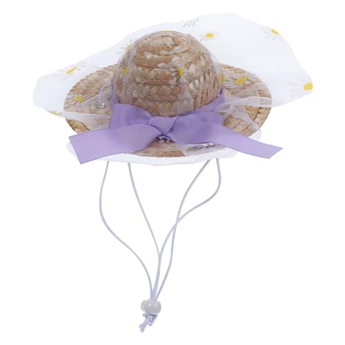 minkissy Handgemachter Hut Kleiner Hund Cosplay Hut Sonnenhut Stilvolle Kappe für Party minkissy Handgemachter Hut Kleiner Hund Cosplay Hut Sonnenhut Stilvolle Kappe für Party von minkissy