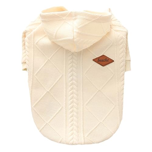 minkissy Haustier-Pullover Hundepullover Für Kleine Hunde Warmer Katzenpullover Hundemäntel Warmes Haustierkostü Hunde-Hoodie Hundejacken Haustierzubehör Mit Kapuze Garn von minkissy