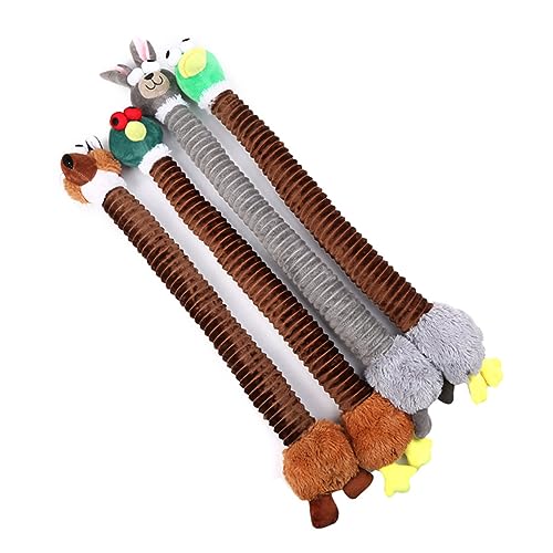 minkissy Lernspielzeug ausgestopfter Welpe Hunde-Plüsch-Beißspielzeug rei plüsch Spielzeug für kleine Hunde Plüschtier Spielzeuge Haustierspielzeug Kauspielzeug für Hunde singen Baby von minkissy