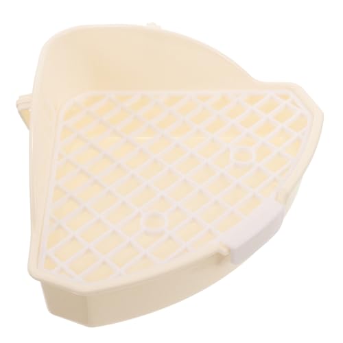 minkissy Haustier Töpfchen Katzentoilette für Kleintiere Hasen- -Katzentoilette Kleintier Toilette Dreieckige Katzentoilette für Kaninchen Mini Becken Urinal kleines Haustier Trainer von minkissy