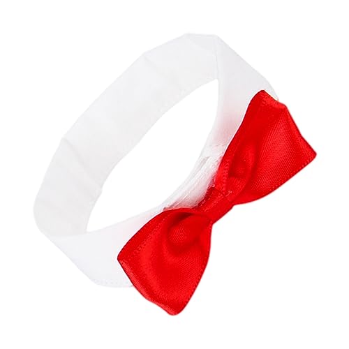 minkissy Haustierhalsband für Welpen Welpenhalsband Hundehalsband für Welpen Schleife Haargummis Haustier Katzenhalsband Haustierzubehör einstellbar Krawatte Kleidung binden von minkissy