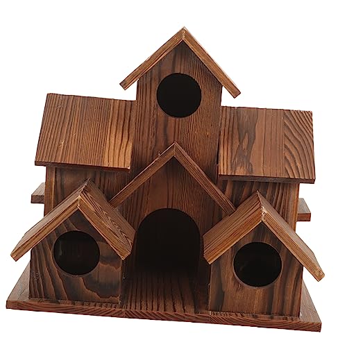 minkissy Holzverzierung Holzdekor Vogelfutterstation Hängende Außendekoration Vogel Hängende Anhänger Vogel Haus Park Vogelhaus Vogelnest Hängende Nest Dekorative Vogelhaus Haustierbedarf ländlich minkissy Holzverzierung Holzdekor Vogelfutterstation Hängende Außendekoration Vogel Hängende Anhänger Vogel Haus Park Vogelhaus Vogelnest Hängende Nest Dekorative Vogelhaus Haustierbedarf ländlich von minkissy