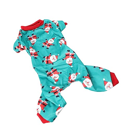 minkissy Hund Weihnachten Clolthes Weihnachten Hund Pullover Hund Weihnachten Jumpsuit Hund Pyjama Weihnachten Welpen Jumpsuits Urlaub Haustier Hunde Pyjama Jungen Pullover Haustier Party Kostüm Warm von minkissy