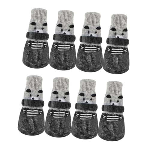 minkissy Hundesocken 8 STK Sockenschuhe Kurze Stiefel Kleiner Hund Cartoon-Socken von minkissy