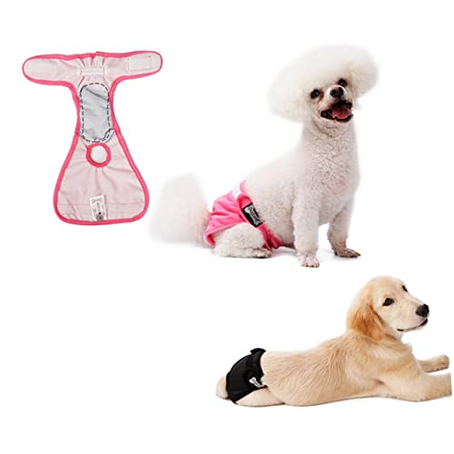 minkissy Hygienewindeln Für Hunde Unterhosen Rosa Hundewindel Kleidung Der Hund von minkissy
