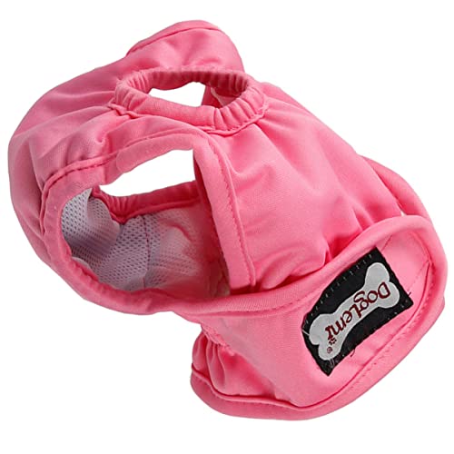 minkissy Hygienewindeln Für Hunde Unterhosen Rosa Hundewindel Kleidung Hündin von minkissy