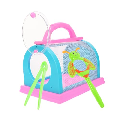 minkissy Insektenbeobachtungsset Teiliges Outdoor Mesh Käfig mit Lupe und Pinzette Leichter Tragbarer Schmetterlingskäfig für Sicheren Beobachten von Bienen Marienkäfern und Kleinen Tieren minkissy Insektenbeobachtungsset Teiliges Outdoor Mesh Käfig mit Lupe und Pinzette Leichter Tragbarer Schmetterlingskäfig für Sicheren Beobachten von Bienen Marienkäfern und Kleinen Tieren von minkissy