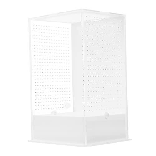 minkissy Insektenvilla-Box Reptilien-fluchtfall Tiere Aus Glas Reptilienhalter Zucht Terrarienkäfig Für Reptilien Glasbehälter Reptilienbecken Haustierzaun Acryl Füttern Weiß Fütterungsbox minkissy Insektenvilla-Box Reptilien-fluchtfall Tiere Aus Glas Reptilienhalter Zucht Terrarienkäfig Für Reptilien Glasbehälter Reptilienbecken Haustierzaun Acryl Füttern Weiß Fütterungsbox von minkissy