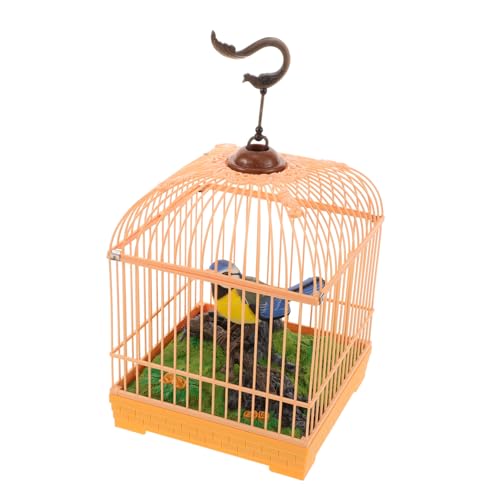 minkissy Interaktives Vogelspielzeug mit Käfig Bewegungsaktiviertes mit Realistischen Geräuschen für Lebensnahe Dekoration für Zuhause Spaß für Familie minkissy Interaktives Vogelspielzeug mit Käfig Bewegungsaktiviertes mit Realistischen Geräuschen für Lebensnahe Dekoration für Zuhause Spaß für Familie von minkissy