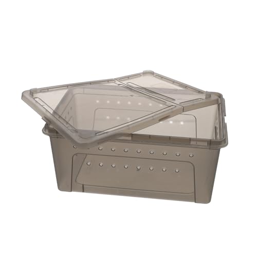 minkissy Reptilien Zuchtbox Mit Futterbox Teiliges Terrarium Für Schildkröten Eidechsen Und Insekten Aus Sicherem Kunststoff Für Aufzucht Und Pflege Von Kleinen Reptilien minkissy Reptilien Zuchtbox Mit Futterbox Teiliges Terrarium Für Schildkröten Eidechsen Und Insekten Aus Sicherem Kunststoff Für Aufzucht Und Pflege Von Kleinen Reptilien von minkissy