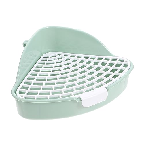 minkissy Kaninchentoilette Häschen-Töpfchen-Ecktoilette größere Haustierpfanne Hamster Toilette hasentoilette Plastikbehälter Katzentoilette -Trainingstöpfchen Hasenzubehör minkissy Kaninchentoilette Häschen-Töpfchen-Ecktoilette größere Haustierpfanne Hamster Toilette hasentoilette Plastikbehälter Katzentoilette -Trainingstöpfchen Hasenzubehör von minkissy