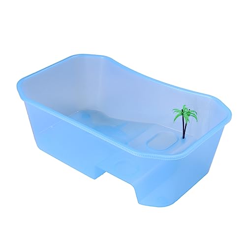 minkissy Kasten Kleines Schildkrötenbecken Schildkrötenzylinder Mit Trockenplattform Offenes Schildkrötenbecken Terrarium Groß minkissy Kasten Kleines Schildkrötenbecken Schildkrötenzylinder Mit Trockenplattform Offenes Schildkrötenbecken Terrarium Groß von minkissy