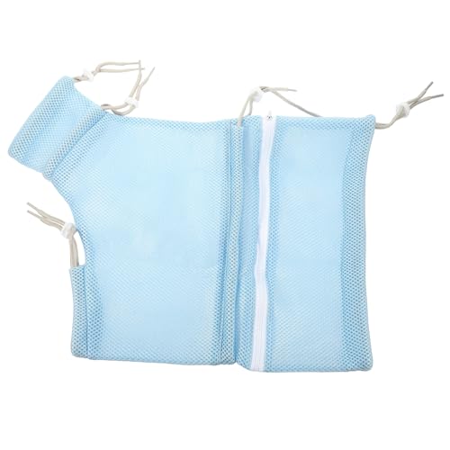 minkissy Badetasche für Haustiere Badetasche für Katzen Tragbares Design Atmungsaktive Katzenduschtasche Aus Netzgewebe Katzenpflegetasche Sicher für Den Körper Der Katze von minkissy