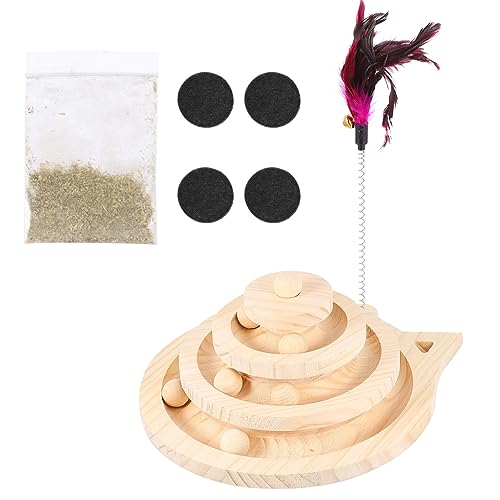 minkissy Katzen-Plattenspieler katzenbahn aus Holz Katzenspielzeug des Spielkreises Spielset aus Holz Spielzeuge Kätzchen Plattenspieler Spielzeug Kätzchen-Plattenspieler mit Ball hölzern minkissy Katzen-Plattenspieler katzenbahn aus Holz Katzenspielzeug des Spielkreises Spielset aus Holz Spielzeuge Kätzchen Plattenspieler Spielzeug Kätzchen-Plattenspieler mit Ball hölzern von minkissy