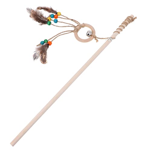 minkissy Interaktiver Katzenangel Mit Feder Und Spielzeug Für Katzen Handgefertigte Teaser-Sticks Für Aktives Spielen Und Bewegung Geeignet Für Katzenrassen minkissy Interaktiver Katzenangel Mit Feder Und Spielzeug Für Katzen Handgefertigte Teaser-Sticks Für Aktives Spielen Und Bewegung Geeignet Für Katzenrassen von minkissy