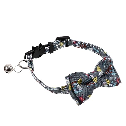 minkissy Katzenhalsband Haustier Halskette Hundebogen-Halsbekleidung Hundehalsbänder für Welpen Haustier Krawatten Katzenhalsdekor Kätzchenhalsband Haustier Katze Katzenzubehör Nylon von minkissy