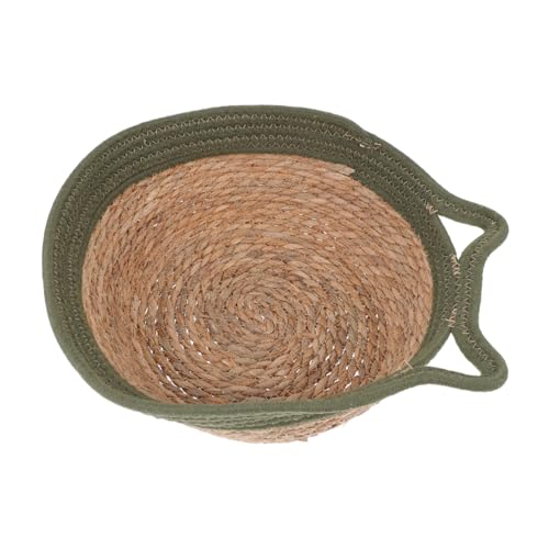 minkissy Katzenhausbett 1Stk Haustierbett Schlafkorb für Hunde Kätzchen Nest Welpenbett katzenhöhle neuartiges Haustiernest aus Stroh Katzennest Schreibtisch Weide Aufbewahrungskorb minkissy Katzenhausbett 1Stk Haustierbett Schlafkorb für Hunde Kätzchen Nest Welpenbett katzenhöhle neuartiges Haustiernest aus Stroh Katzennest Schreibtisch Weide Aufbewahrungskorb von minkissy