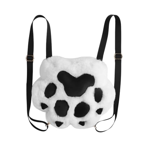 minkissy Katzenkrallen-Rucksack Kätzchen-kulturbeutel Katzensachen Für Mädchen Tasche in Katzenform Katzen-Kosmetiktasche Geldbörse in Katzenform Katzentasche Katzen-geldbörse Plüsch Weiß minkissy Katzenkrallen-Rucksack Kätzchen-kulturbeutel Katzensachen Für Mädchen Tasche in Katzenform Katzen-Kosmetiktasche Geldbörse in Katzenform Katzentasche Katzen-geldbörse Plüsch Weiß von minkissy