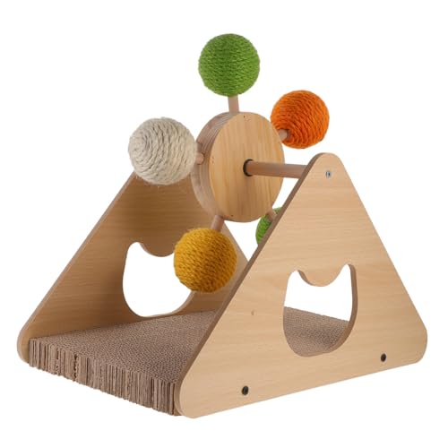 minkissy Katzenkratzbrett Riesenrad Kratzbäume Für Katzen Kratzunterlage Für Katzenböden Katzenkratzball Kratzmöbel Für Katzen Kaninchen Kratzspielzeug Katzenspielzeug Hölzern Drinnen Regal minkissy Katzenkratzbrett Riesenrad Kratzbäume Für Katzen Kratzunterlage Für Katzenböden Katzenkratzball Kratzmöbel Für Katzen Kaninchen Kratzspielzeug Katzenspielzeug Hölzern Drinnen Regal von minkissy