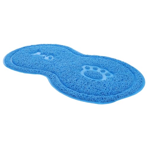 minkissy Katzenstreumatte Keine Haustiere Feine Verarbeitung Leicht Zu Reinigen Platzset für Tierfutter für Hunde Katzen Welpen Kätzchen See Zufällige Farbe von minkissy