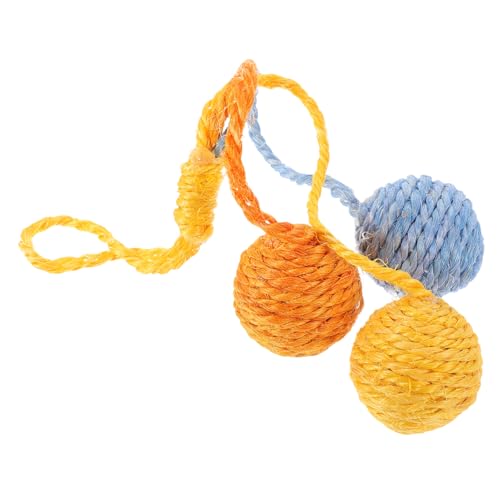 minkissy Hüpfendes Interaktives Katzenspielzeug Bälle Aus Sisal Zum Aufhängen Katzenspielzeug Verfolgungsjagd Rasselspielzeug für Hauskatzen minkissy Hüpfendes Interaktives Katzenspielzeug Bälle Aus Sisal Zum Aufhängen Katzenspielzeug Verfolgungsjagd Rasselspielzeug für Hauskatzen von minkissy