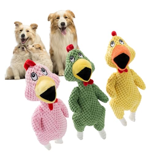 minkissy 3stücke Screaming Chicken Quietscher Spielzeug Für Hunde Lustiges Kauspielzeug Grün Und Gelb Interaktives Haustier Spielzeug Das Geräusche Macht Und Langeweile minkissy 3stücke Screaming Chicken Quietscher Spielzeug Für Hunde Lustiges Kauspielzeug Grün Und Gelb Interaktives Haustier Spielzeug Das Geräusche Macht Und Langeweile von minkissy
