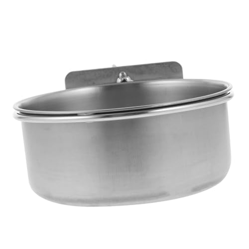 minkissy Becher Für Ziervögel Futter- Und Wassernapf Aus Edelstahl Einfach Aufzuhängen Spülmaschinenfest Und Langlebig Für Papageien von minkissy