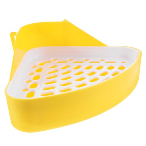 minkissy Triangle Bunny Töpfchentrainer- Hasen-Katzentoilette Hamster Toilette hasentoilette Grid Käfig für Meerschweinchen Plastikbehälter Hasen-Trainer-Toilette Töpfchenhalter minkissy Triangle Bunny Töpfchentrainer- Hasen-Katzentoilette Hamster Toilette hasentoilette Grid Käfig für Meerschweinchen Plastikbehälter Hasen-Trainer-Toilette Töpfchenhalter von minkissy