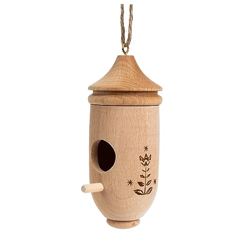 minkissy Hängendes Vogelhaus Aus Holz Miniatur Vogel-nest-dekoration Für Garten Und Terrasse Für Mikro-landschaften Fotodeko Gemütlicher Rückzugsort Für Kolibris minkissy Hängendes Vogelhaus Aus Holz Miniatur Vogel-nest-dekoration Für Garten Und Terrasse Für Mikro-landschaften Fotodeko Gemütlicher Rückzugsort Für Kolibris von minkissy