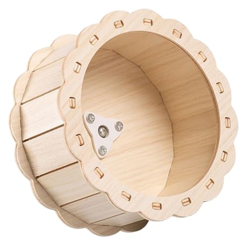 minkissy Laufband für Haustiere, Hamster, Versteck, leise, Hamsterzeug, Chinchilla-Rad, Hamsterrad, Katze, Laufrad, Katze, Übungsrad, Holzspielzeug, Haustier-Hamster, Übungsrad, Holz, kleines minkissy Laufband für Haustiere, Hamster, Versteck, leise, Hamsterzeug, Chinchilla-Rad, Hamsterrad, Katze, Laufrad, Katze, Übungsrad, Holzspielzeug, Haustier-Hamster, Übungsrad, Holz, kleines von minkissy