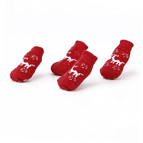 minkissy Weihnachtsparty-socken in Größe M Warme Baumwollsocken Für Tierpfoten Weihnachtssocken Für Tierpfoten von minkissy