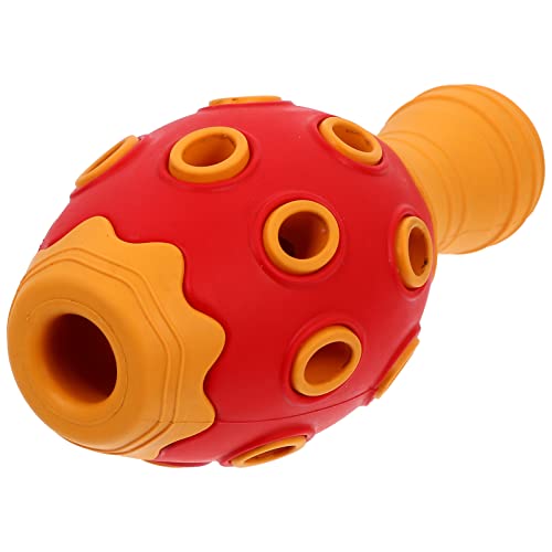 minkissy Mahlkugel Haustierspielzeug Ballspielzeug Für Hunde Futterspender Für Haustiere Hundespielzeug Welpen-Puzzle Spielzeug Für Haustiere Spielzeuge Beißspielzeug Kauen Snack Gummi von minkissy