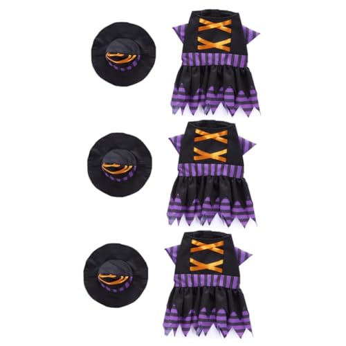 minkissy 3-teiliges Kostüm Für Hunde Mäntel Für Halloween Haustierparty Outfit Hexen-hundekleidung Bequeme Passform minkissy 3-teiliges Kostüm Für Hunde Mäntel Für Halloween Haustierparty Outfit Hexen-hundekleidung Bequeme Passform von minkissy