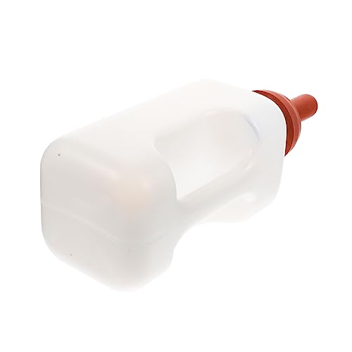 minkissy Kühe Kälber Lämmer Fütterungsflasche 2L Tierfütterungsbehälter mit Schnullerdesign Einfach zu Reinigen und Langlebig für Bauernhof und Zuhause von minkissy