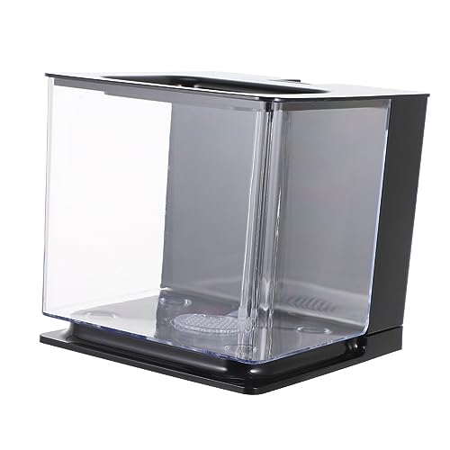minkissy Einfaches Aquarium Mini-Aquarium Fischaufzuchtbehälter für Wohnzimmer Dekoration Einfache Reinigung minkissy Einfaches Aquarium Mini-Aquarium Fischaufzuchtbehälter für Wohnzimmer Dekoration Einfache Reinigung von minkissy