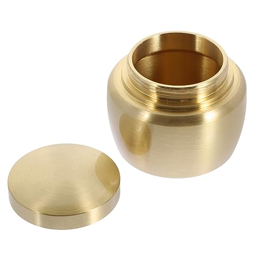 minkissy Mini Kupferdose mit Deckel Luftdichter Mini Vorratsbehälter für Weihrauchpulver Schmuck Langlebig Vielseitig Einsetzbar Einfache Handhabung Dekorativ für Zuhause und Friedhof minkissy Mini Kupferdose mit Deckel Luftdichter Mini Vorratsbehälter für Weihrauchpulver Schmuck Langlebig Vielseitig Einsetzbar Einfache Handhabung Dekorativ für Zuhause und Friedhof von minkissy