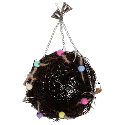 minkissy Natürliches Rattan Vogelnest Haustier Spielzeug Groß Vogelspielzeug Großer Vogelkäfig Haus Ostern Vögel Nest Hängende Vogelnest Zucht Vogelbett Nest Hängematte für Vogel Dekorative Vogelnest minkissy Natürliches Rattan Vogelnest Haustier Spielzeug Groß Vogelspielzeug Großer Vogelkäfig Haus Ostern Vögel Nest Hängende Vogelnest Zucht Vogelbett Nest Hängematte für Vogel Dekorative Vogelnest von minkissy