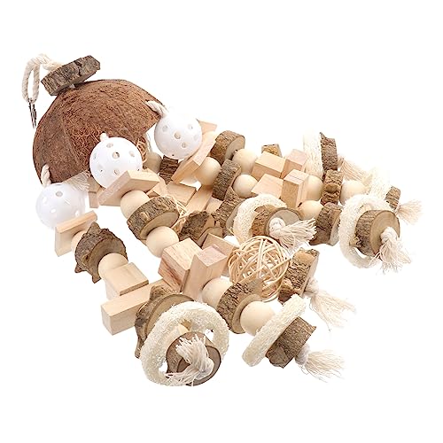 minkissy Papagei Spielzeug Vogelkäfig Zubehör Vogel Zubehör für Käfige Holz Vogelspielzeug Hängende Vogelspielzeug Holzspielzeug Kauspielzeug Vogel Klettern Stand Schaukel Kauspielzeug Vogel Hängendes minkissy Papagei Spielzeug Vogelkäfig Zubehör Vogel Zubehör für Käfige Holz Vogelspielzeug Hängende Vogelspielzeug Holzspielzeug Kauspielzeug Vogel Klettern Stand Schaukel Kauspielzeug Vogel Hängendes von minkissy