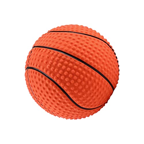 minkissy Hundespielzeug Molarenspielzeug Quietschendes Latex-basketballspielzeug Interaktives Haustierspielzeug Kauspielzeug Für Hunde von minkissy