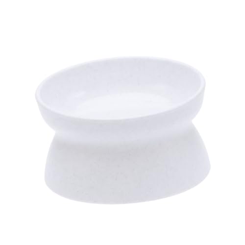 Pet bowl Cat bowl Double-sided bowl Feeding bowl Deep mouth pet feeder bowls for cats feeder pet supplies cat feeder bowl cervical spine cat food bowl dog food bowl white von minkissy