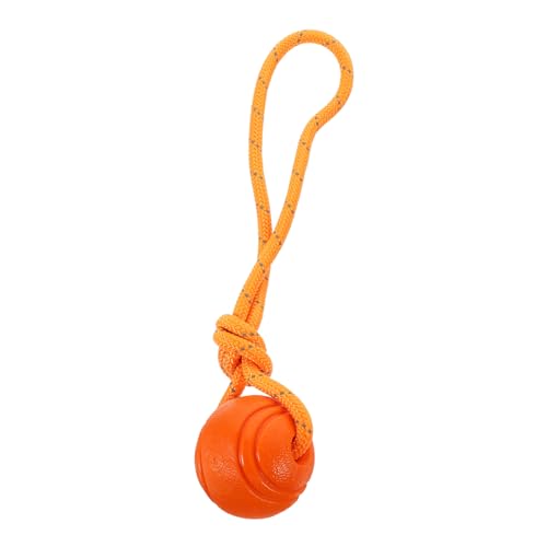 minkissy Play with The Ball Dog Toy cat Chewing Toy Molar Toy Dog pet Play Dog pet Tooth Toys Fetch Play Dog Tug Toy Dog Training on Rope pet Chewing Toy Pet Chew Toy Snack Rubber Portable von minkissy
