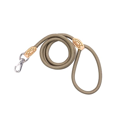 minkissy 1.25m Hundeleine Ledergriff Strapazierfähig Und Robust Für Hundetraining Und Outdoor-aktivitäten Beige minkissy 1.25m Hundeleine Ledergriff Strapazierfähig Und Robust Für Hundetraining Und Outdoor-aktivitäten Beige von minkissy