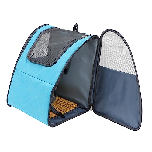 minkissy Rucksack für Haustiere Reisetasche aus Segeltuch tragbarer Rucksack Reisetaschen Seesäcke für unterwegs Katzen-Umhängetasche Aufbewahrungstasche für Katze draussen Tragetasche Korb von minkissy