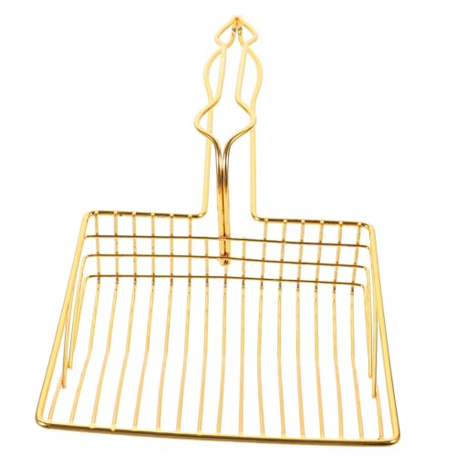 minkissy Cat Litter Scoop Metall Praktischer Katzenstreu Schaufel Mit Filterdesign Für Einfache Und Platzsparende Aufbewahrung Für Zuhause Und Tierbedarf von minkissy
