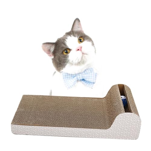 minkissy Katzenkratzbaum P-förmig Wellpappe Spielzeug Für Katzen von minkissy