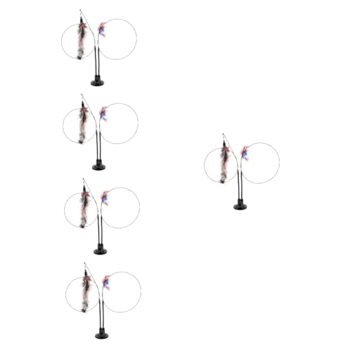 minkissy 5 Sets Katze Angelrute Spielzeug Interaktive Katze Teaser Tasse Katze Spielzeug Für Indoor Katzen minkissy 5 Sets Katze Angelrute Spielzeug Interaktive Katze Teaser Tasse Katze Spielzeug Für Indoor Katzen von minkissy