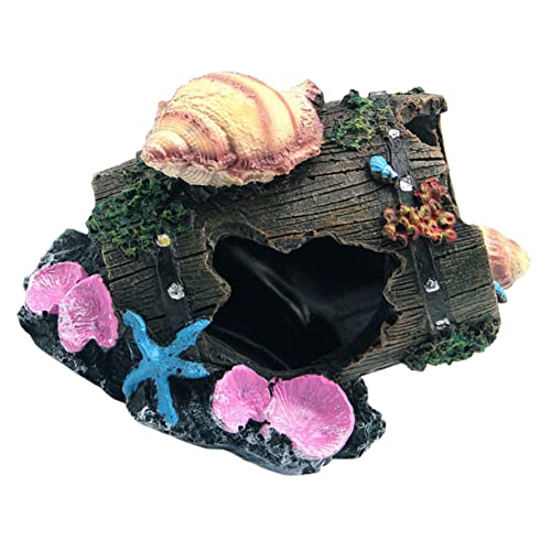 minkissy Süßwasser Ornament Garten Teich Ornamente Holz Stamm Log Betta Höhle Versteck Wasserhöhlen Verstecken Hütte Betta Fisch Ornament Miniture Dekoration Aquarium Reptilien Box Shell minkissy Süßwasser Ornament Garten Teich Ornamente Holz Stamm Log Betta Höhle Versteck Wasserhöhlen Verstecken Hütte Betta Fisch Ornament Miniture Dekoration Aquarium Reptilien Box Shell von minkissy