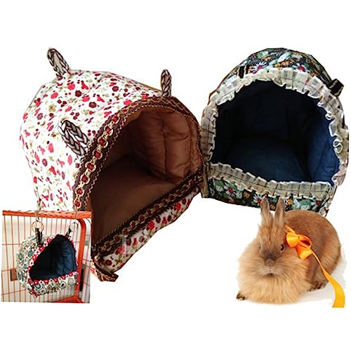 minkissy Papagei Tier Kaninchenhängematte Chinchilla-Tier Hamster-Hängematte Tierhütte Meerschweinchen-Hängematte Käfig Hängematte tierische Höhle Papageien Hängematte tierische Hommock von minkissy
