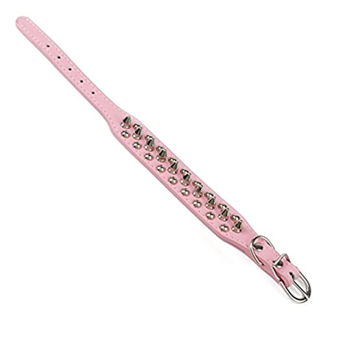 minkissy Verstellbares Hundehalsband Pu-hundehalsband Niet Französische Bulldogge minkissy Verstellbares Hundehalsband Pu-hundehalsband Niet Französische Bulldogge von minkissy